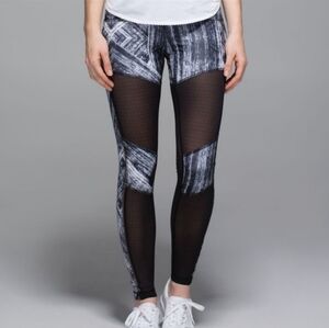 Lululemon hot to street pant sweat wicking mesh pull on leggings in heat wave 6